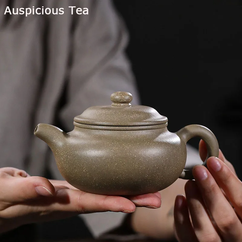 

190ml Authentic Yixing Purple Clay Teapots Raw Ore Section Mud Antique Tea Pot Tea Ceremony Customized Zisha Teaware Supplies
