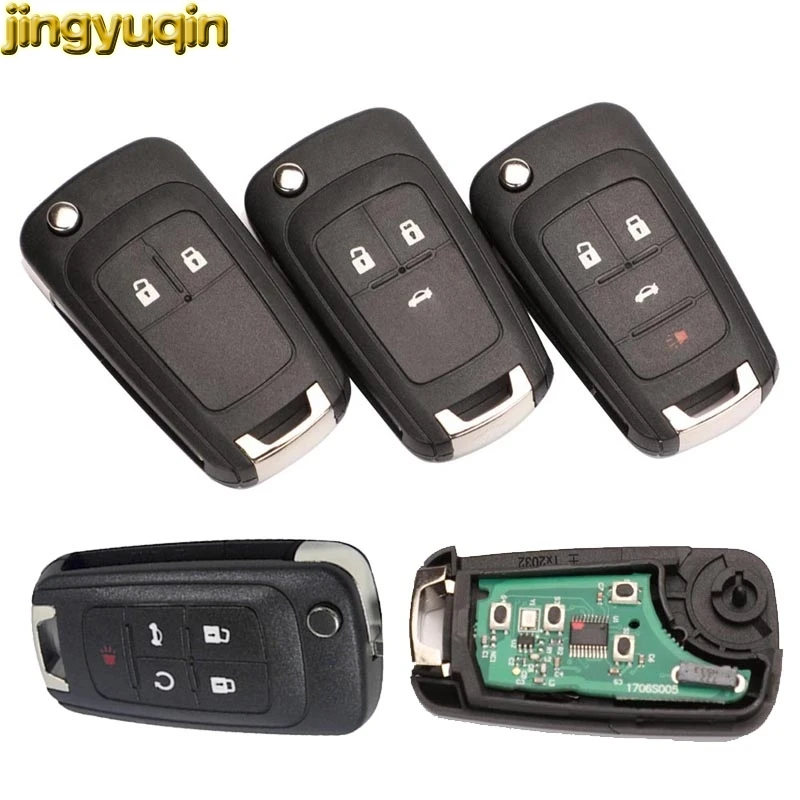 Jingyuqin удаленное PCF7937E для Chevrolet Cruze Malibu Aveo Spark Sail Эпика лова Camaro Impala необработанное