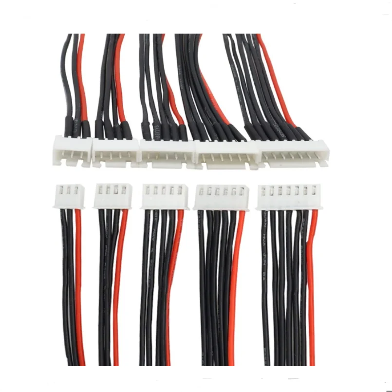 

24awg 20/30cm 2S/3S/4S/5S/6S Battery Balance Charger Silicone Wire Extension Lead JST-XH Connector Adapter Plug for RC Drone