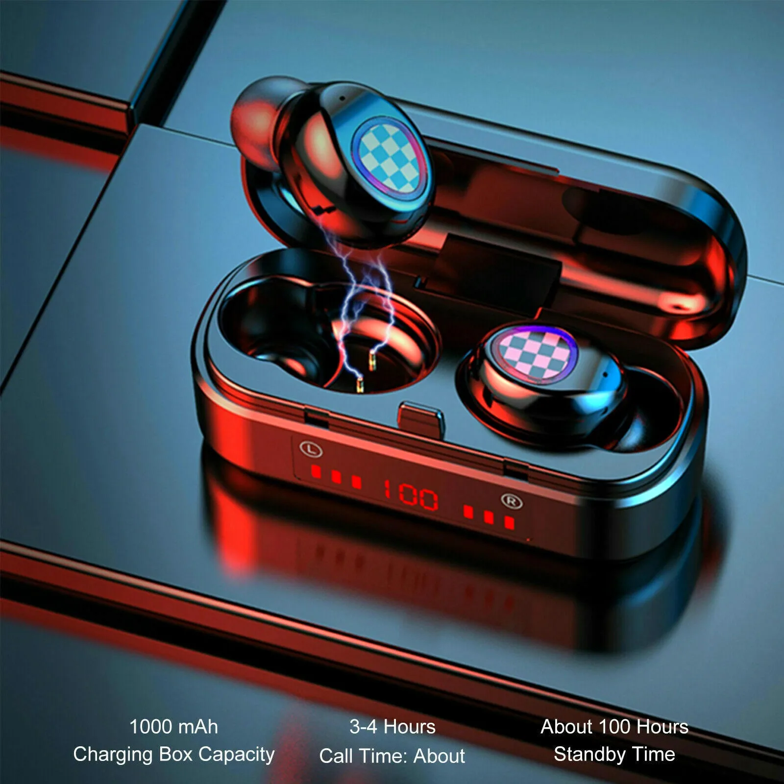 TWS Bluetooth Headset 5.0 Stereo Noise Reduction, Waterproof, Automatic Link, Long-Lasting Battery Life, Suitable For Sports
TWS Bluetooth Headset 5.0 Stereo Noise Reduction, Waterproof, Automatic Link, Long-Lasting Battery Life, Suitable For Sports