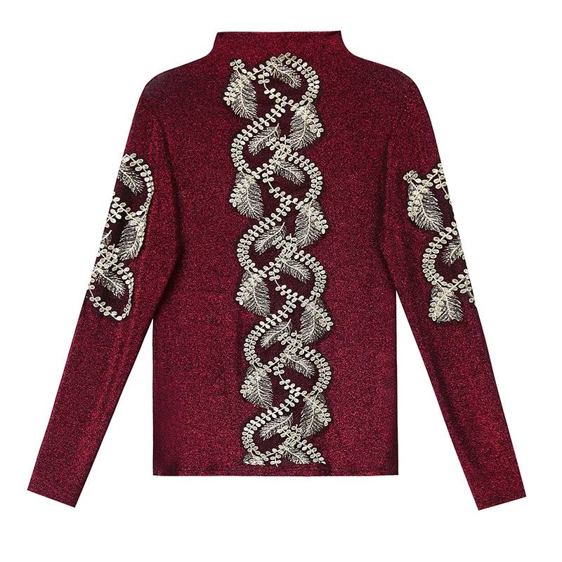Long Sleeve Stand Collar Women Blouses Fashion Lace Spliced Vintage Lace Blouse Women Shirts Plus Size Women Tops Camisas Mujer
Long Sleeve Stand Collar Women Blouses Fashion Lace Spliced Vintage Lace Blouse Women Shirts Plus Size Women Tops Camisas Mujer