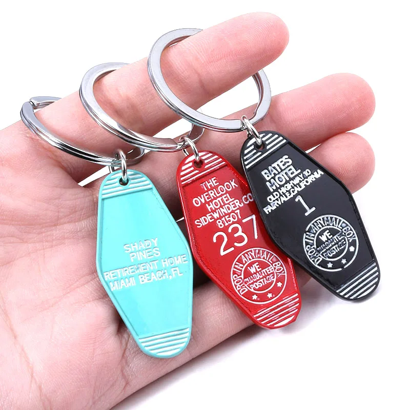 Twin Peaks Hotel Room Keytag Keychain Cool Classic Movie Accessories Car Keyring Jewelry Gift for Fans
Twin Peaks Hotel Room Keytag Keychain Cool Classic Movie Accessories Car Keyring Jewelry Gift for Fans