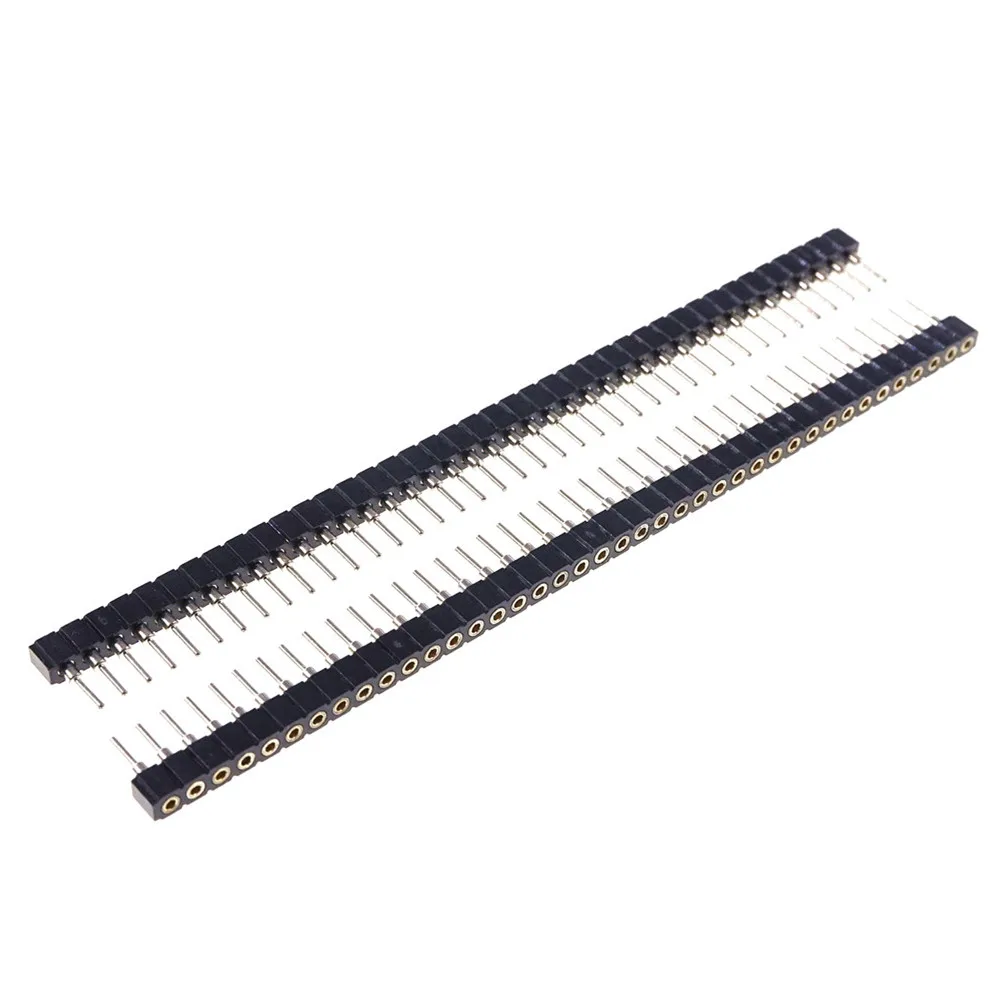 50 pcs 0.079" 2.0 mm Pitch Tin plate Breakable 40 Pin 1x40 Female Header IC Socket Strip straight machined pin round single row
50 pcs 0.079" 2.0 mm Pitch Tin plate Breakable 40 Pin 1x40 Female Header IC Socket Strip straight machined pin round single row