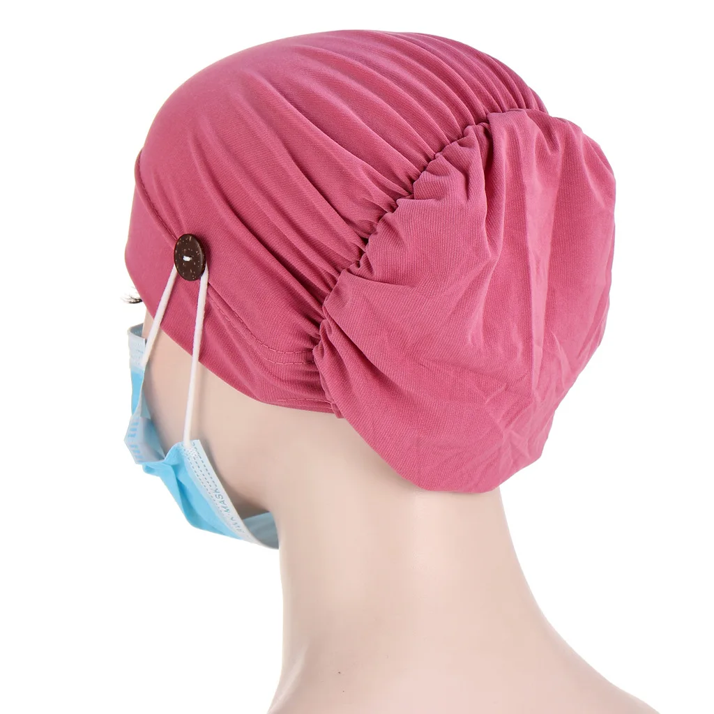 New Women Turban Head Wrap Hat With Button Headwear Headscarf Bonnet Inner Hijabs Cap Muslim Hijab Chemo Hats Turbantes Caps
New Women Turban Head Wrap Hat With Button Headwear Headscarf Bonnet Inner Hijabs Cap Muslim Hijab Chemo Hats Turbantes Caps