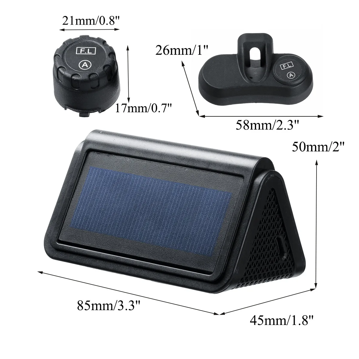 Smart Car TPMS Tire Pressure Monitoring System Solar Power Car Security Alarm Tire Pressure Sensor Mini Tire Pressure Monitor
Smart Car TPMS Tire Pressure Monitoring System Solar Power Car Security Alarm Tire Pressure Sensor Mini Tire Pressure Monitor