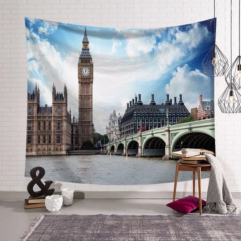 World Architecture Printed Art Tapestry Wall Hanging Nordic Home Bedroom Room Decoration Background Cloth Landscape Wall Fabric 
World Architecture Printed Art Tapestry Wall Hanging Nordic Home Bedroom Room Decoration Background Cloth Landscape Wall Fabric