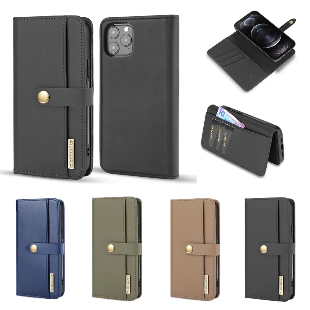 Leather Flip Phone Case for iPhone 12 Mini 11 Pro Max X XS XR SE 2020 6S 7 8 Plus Capa 2 in 1 Removable Wallet Shockproof Cover
Leather Flip Phone Case for iPhone 12 Mini 11 Pro Max X XS XR SE 2020 6S 7 8 Plus Capa 2 in 1 Removable Wallet Shockproof Cover