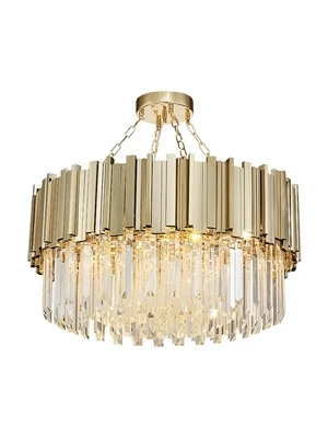 Modern Crystal Lamp Chandelier For Living Room Luxury Gold Round Stainless Steel Chain Chandeliers Lighting
Modern Crystal Lamp Chandelier For Living Room Luxury Gold Round Stainless Steel Chain Chandeliers Lighting