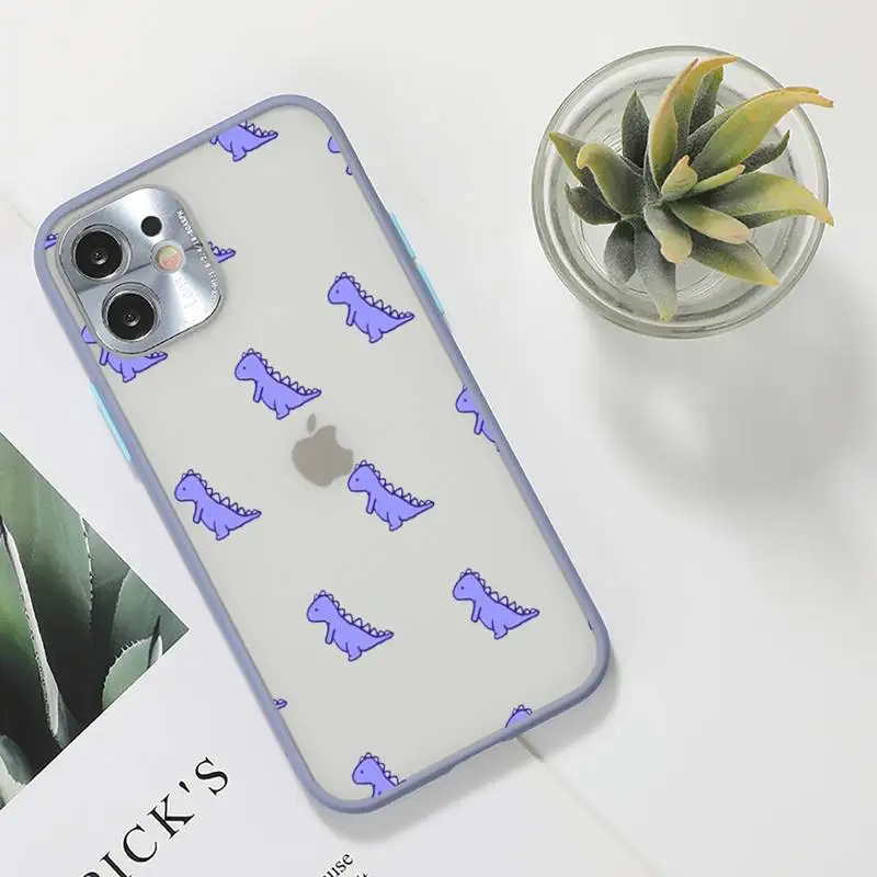 dinosaur Phone Case For iPhone 12 11 Mini Pro XR XS Max 7 8 Plus X Matte transparent Gray Back Cover
dinosaur Phone Case For iPhone 12 11 Mini Pro XR XS Max 7 8 Plus X Matte transparent Gray Back Cover