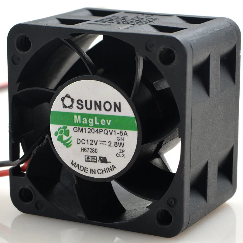 Новый высокоскоростной охлаждающий вентилятор для сервера SUNON 4028 GM1204PQV1 8A 12 В 2 8 Вт