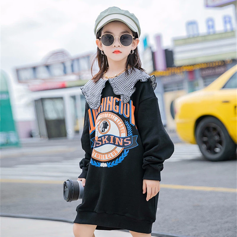 3-18 Years of Teens Girls Fashion Cartoon Pattern Print Dress for Children Kids Long-sleeve Autumn Clothes
3-18 Years of Teens Girls Fashion Cartoon Pattern Print Dress for Children Kids Long-sleeve Autumn Clothes