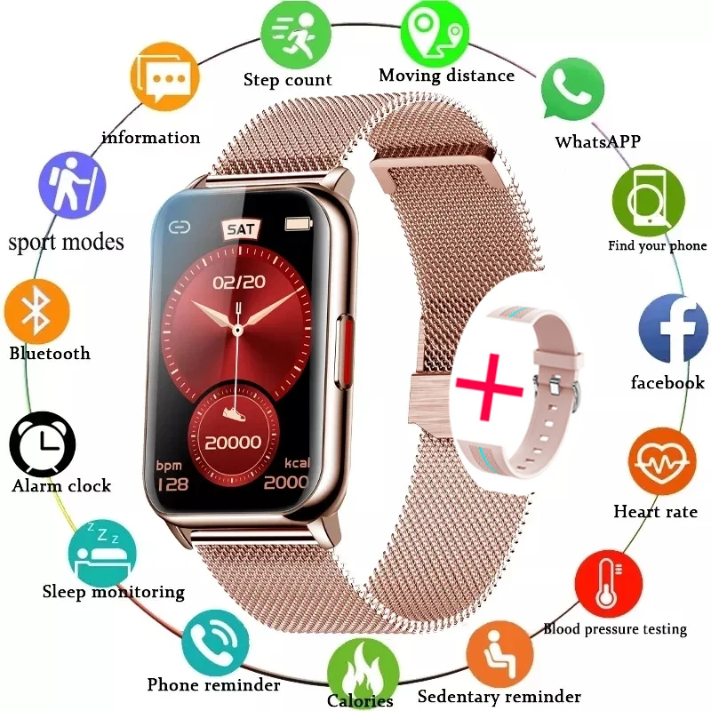 New Smart Band Watch Fitness Tracker Bracelet Waterproof Smartwatch Heart Rate Monitor Blood Oxygen LED Screen For Huawei Xiaomi
New Smart Band Watch Fitness Tracker Bracelet Waterproof Smartwatch Heart Rate Monitor Blood Oxygen LED Screen For Huawei Xiaomi