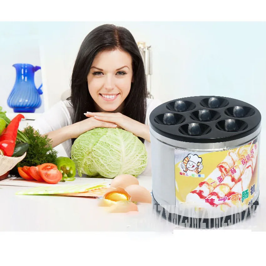7-Tube Egg Sausage Machine Automatic Multifunctional Electric Egg Roll Maker Breakfast Omelette Egg Baking Machine 1.4kw 220V
7-Tube Egg Sausage Machine Automatic Multifunctional Electric Egg Roll Maker Breakfast Omelette Egg Baking Machine 1.4kw 220V