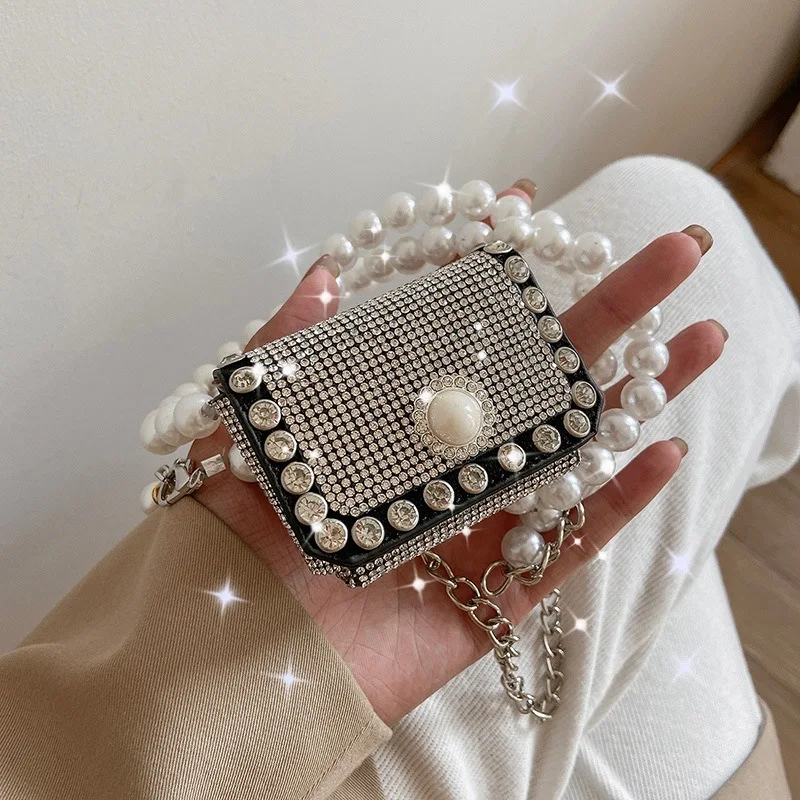 Pearl Rhinestones Designer Super Mini PU Leather Crossbody Bag For Women 2022 Summer Simple Fashion Luxury Handbags Designer
Pearl Rhinestones Designer Super Mini PU Leather Crossbody Bag For Women 2022 Summer Simple Fashion Luxury Handbags Designer