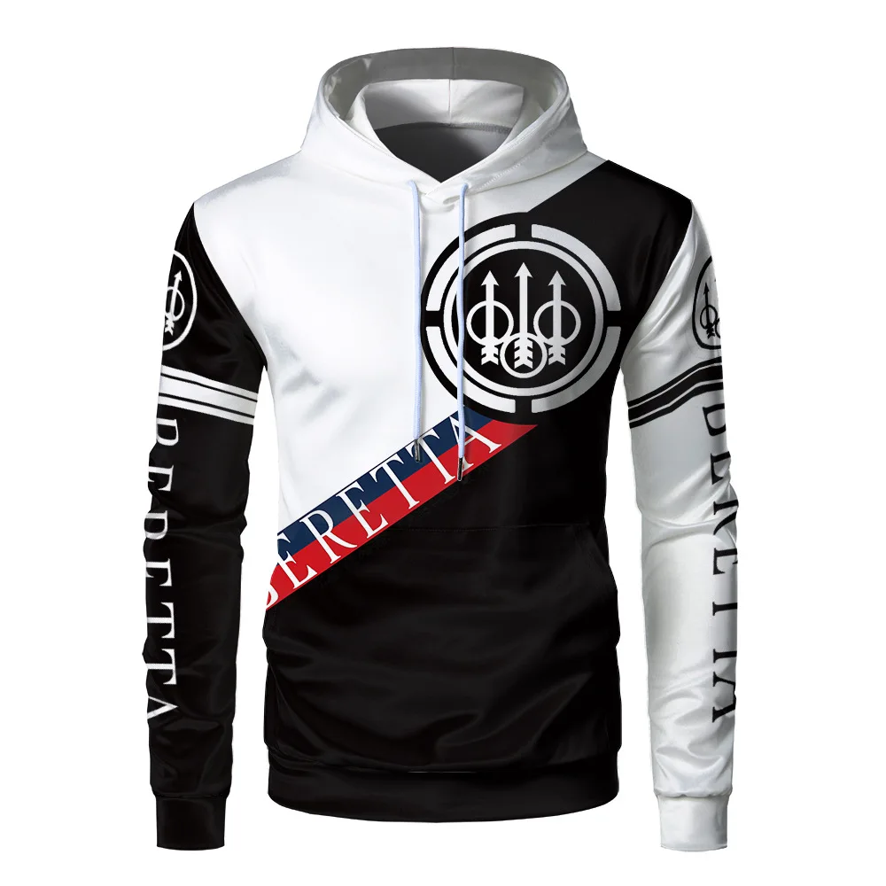 2021 New men's spring and autumn Beretta 3D digital printing hoodie casual fashion Harajuku hoodie 
2021 New men's spring and autumn Beretta 3D digital printing hoodie casual fashion Harajuku hoodie