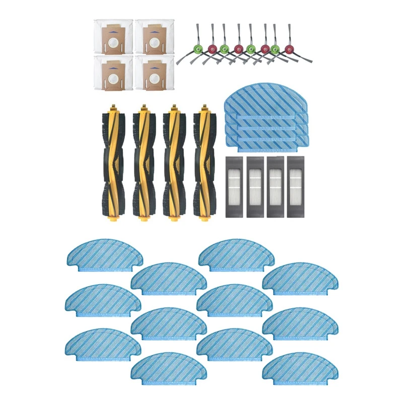 HOT-1Set Main Brush Side Brush Filter Dust Bag For ECOVACS DEEBOT OZMO T8 T8 AIVI & 12Pcs Cleaning Mop Cloths
HOT-1Set Main Brush Side Brush Filter Dust Bag For ECOVACS DEEBOT OZMO T8 T8 AIVI & 12Pcs Cleaning Mop Cloths