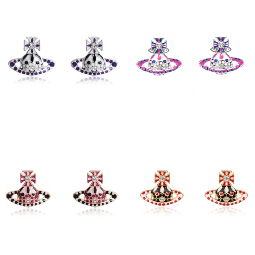 Серьги 2021 г. Изысканная, с эмалью красочные серьги в стиле панк Little Saturn, Панк Spot, роскошные ювелирные изделия для ушей с несколькими отверсти...
Серьги 2021 г. Изысканная, с эмалью красочные серьги в стиле панк Little Saturn, Панк Spot, роскошные ювелирные изделия для ушей с несколькими отверсти...