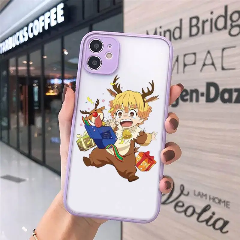 Christmas Demon Slayer cute lovely Phone Cases Matte Transparent for iPhone 7 8 11 12 s mini pro X XS XR MAX Plus cover funda 
Christmas Demon Slayer cute lovely Phone Cases Matte Transparent for iPhone 7 8 11 12 s mini pro X XS XR MAX Plus cover funda