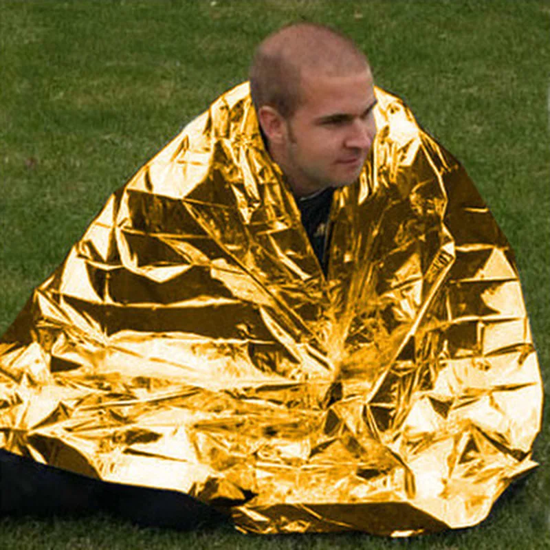 New Outdoor Water Proof Emergency Survival Rescue Blanket Foil Thermal Space First Aid Sliver Rescue Curtain Military Blanket
New Outdoor Water Proof Emergency Survival Rescue Blanket Foil Thermal Space First Aid Sliver Rescue Curtain Military Blanket