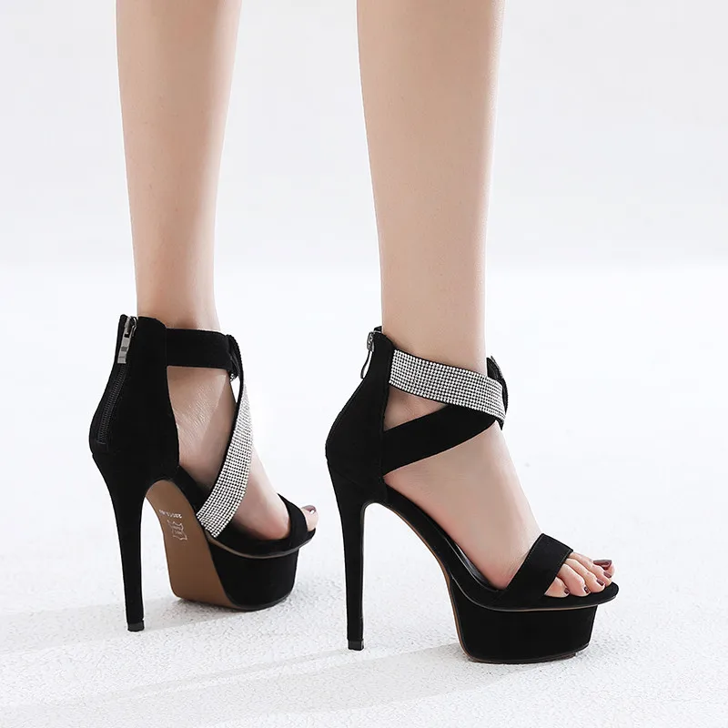 FEDONAS Rhinestone Genuine Leathersandals For Women Back Zipper Platforms High Heels Pumps Wedding Basic Wedged Shoes Woman
FEDONAS Rhinestone Genuine Leathersandals For Women Back Zipper Platforms High Heels Pumps Wedding Basic Wedged Shoes Woman