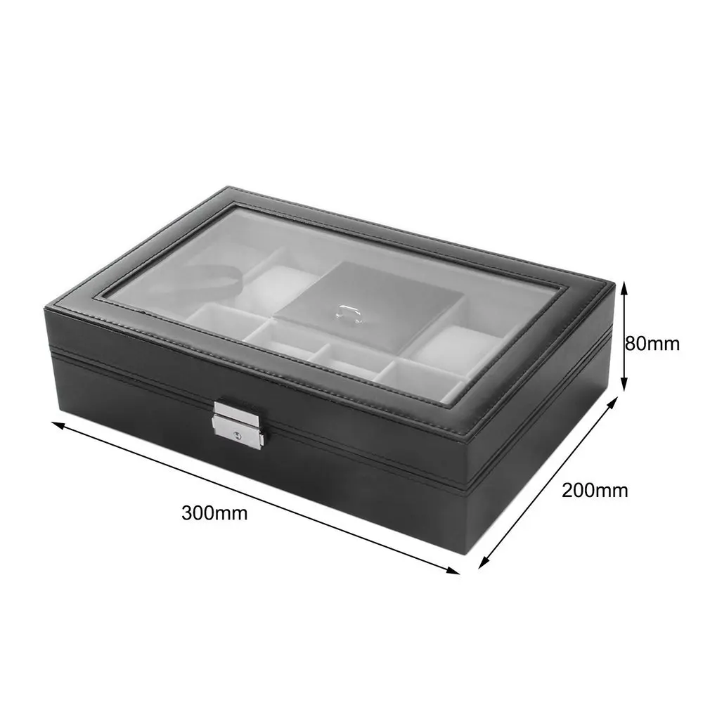 2/6/10/12 Girds Leather/Carbon Fiber Luxury Watch Box Jewelry Storage Box Watch Organizer for Rings Bracelet Display Holder Case
2/6/10/12 Girds Leather/Carbon Fiber Luxury Watch Box Jewelry Storage Box Watch Organizer for Rings Bracelet Display Holder Case