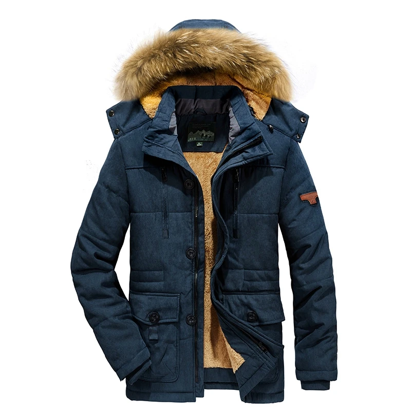 FAKUNTN Men's Casual Jacket Male Fashion Winter Parkas Fur Trench Thick Overcoat Windproof Heated Jackets Cotton Warm Coats Men
FAKUNTN Men's Casual Jacket Male Fashion Winter Parkas Fur Trench Thick Overcoat Windproof Heated Jackets Cotton Warm Coats Men