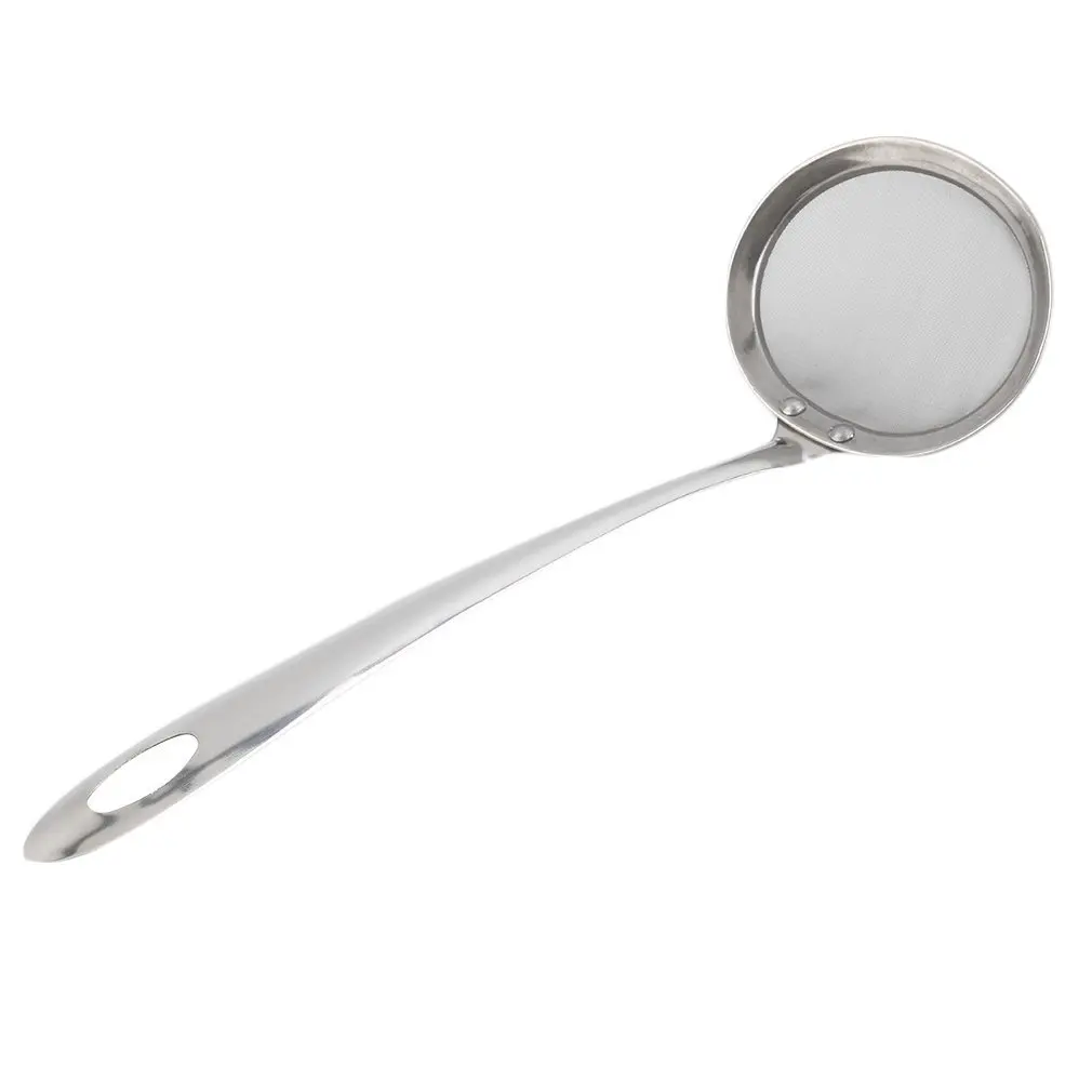 Practical Multifunctional Stainless Steel Kitchen Mesh Colander Scoop Strainer Soup Skimmer Scoop Colander Kitchen Accessories
Practical Multifunctional Stainless Steel Kitchen Mesh Colander Scoop Strainer Soup Skimmer Scoop Colander Kitchen Accessories