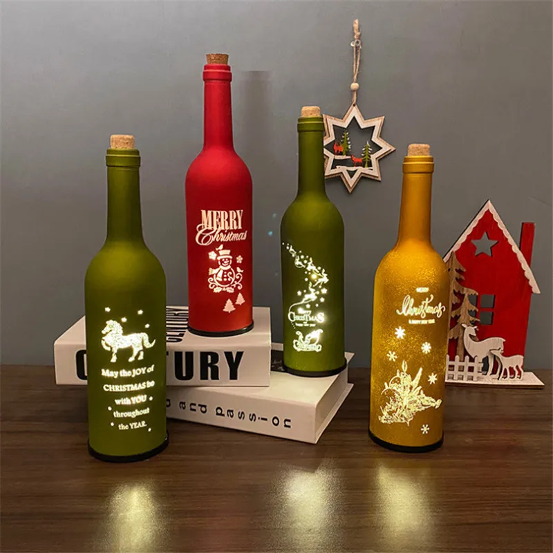Christmas Wine Bottle LED Light Merry Christmas Decorations for Home 2021 Christmas Ornaments Xmas Gifts Navidad New Year 2022
Christmas Wine Bottle LED Light Merry Christmas Decorations for Home 2021 Christmas Ornaments Xmas Gifts Navidad New Year 2022
