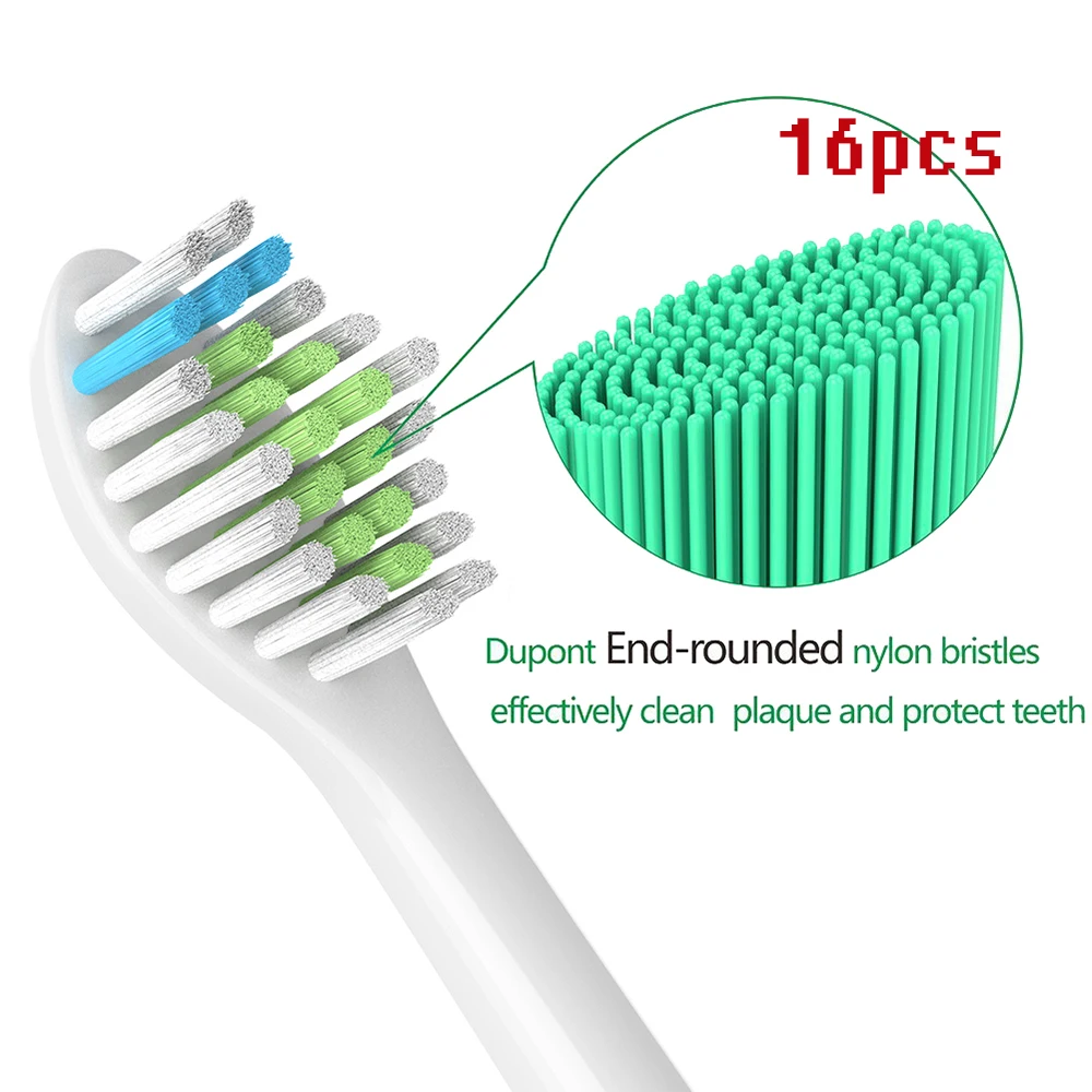 16Pcs TOOTH BRUSH HEADS For FlexCare Diamond Clean HX6064 HX6930 HX9340 HX6950 HX6710 HX9140 HX6530 FREE SHIP
16Pcs TOOTH BRUSH HEADS For FlexCare Diamond Clean HX6064 HX6930 HX9340 HX6950 HX6710 HX9140 HX6530 FREE SHIP