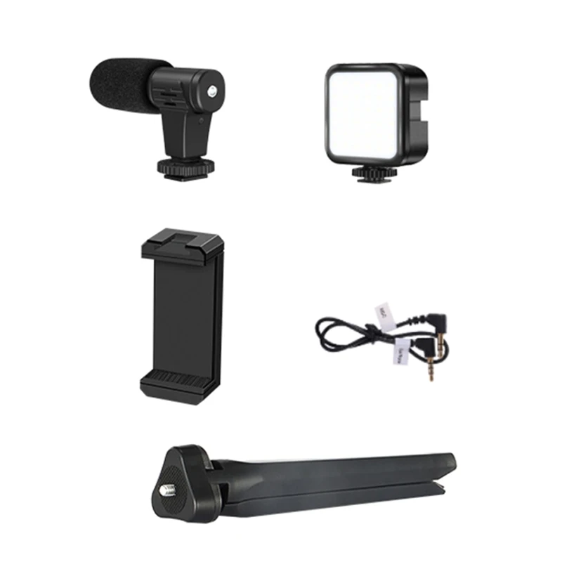 KIT-07LM Live Broadcast Stand Light Microphone Desktop Tripod Smart Mobile Phone Stand Live Video Holder
KIT-07LM Live Broadcast Stand Light Microphone Desktop Tripod Smart Mobile Phone Stand Live Video Holder