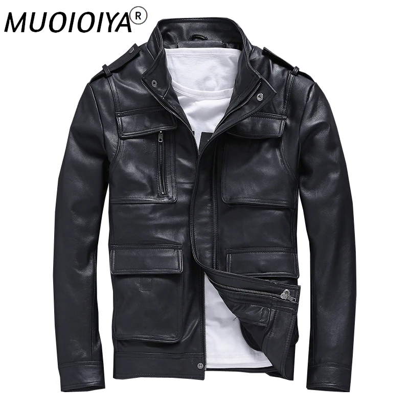 Free shipping.Plus size Brand classic pockets goatskin slim Jacket,men's genuine Leather safari style jacket.warm Detachable
Free shipping.Plus size Brand classic pockets goatskin slim Jacket,men's genuine Leather safari style jacket.warm Detachable