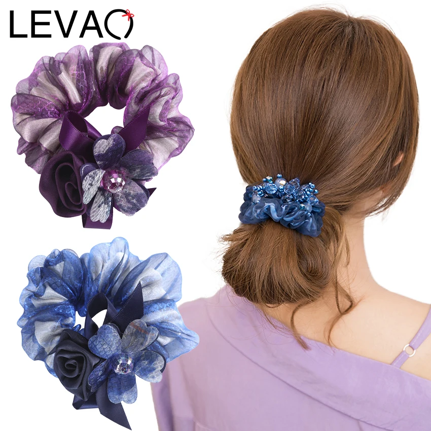 Levao Rose Flower Double Layer Fluffy Hair Tie Ponytail Hair Tie Colorful Printing Elastic Ladies Headband Hair Accessories
Levao Rose Flower Double Layer Fluffy Hair Tie Ponytail Hair Tie Colorful Printing Elastic Ladies Headband Hair Accessories
