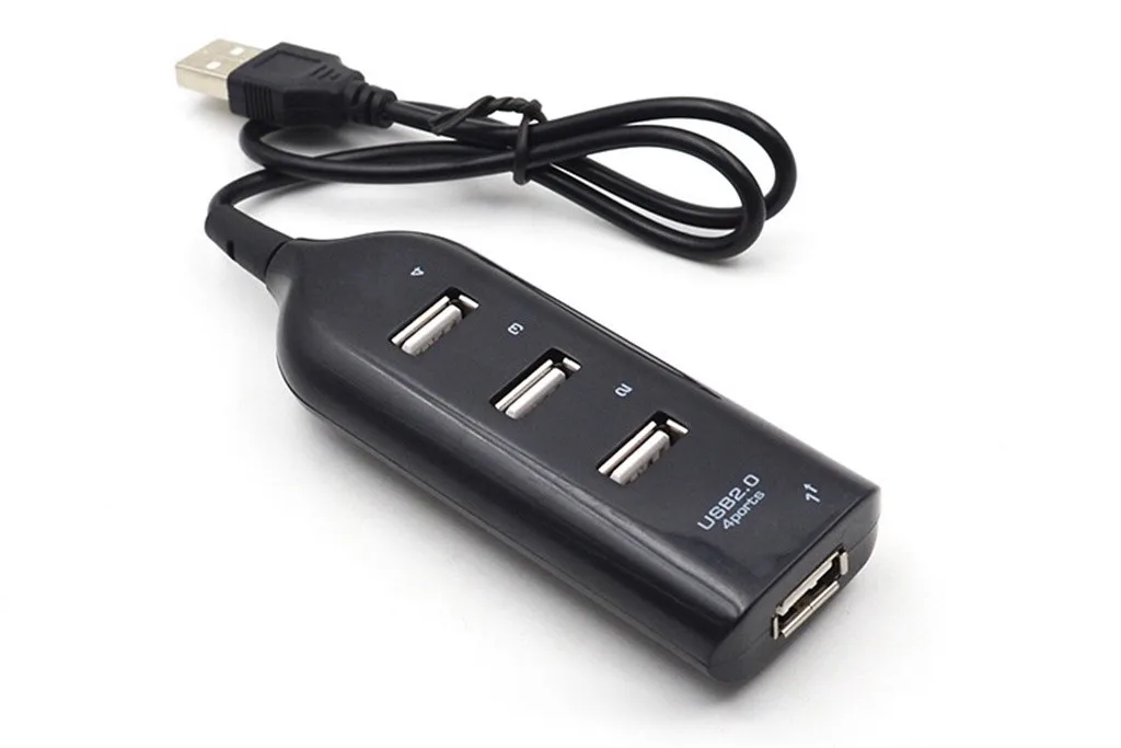Ouhaobin USB2.0 концентратор высокой Скорость Зарядное устройство чип 4 Порты и разъёмы