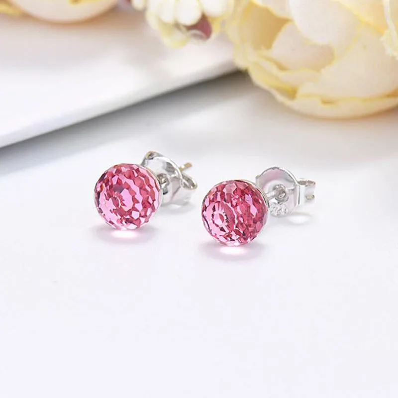 Trendy Earrings Disco Ball Crystal Earrings Exquisite Simple Colorful Crystal Ball Multicolor Crystal Ball Earrings for Women
Trendy Earrings Disco Ball Crystal Earrings Exquisite Simple Colorful Crystal Ball Multicolor Crystal Ball Earrings for Women