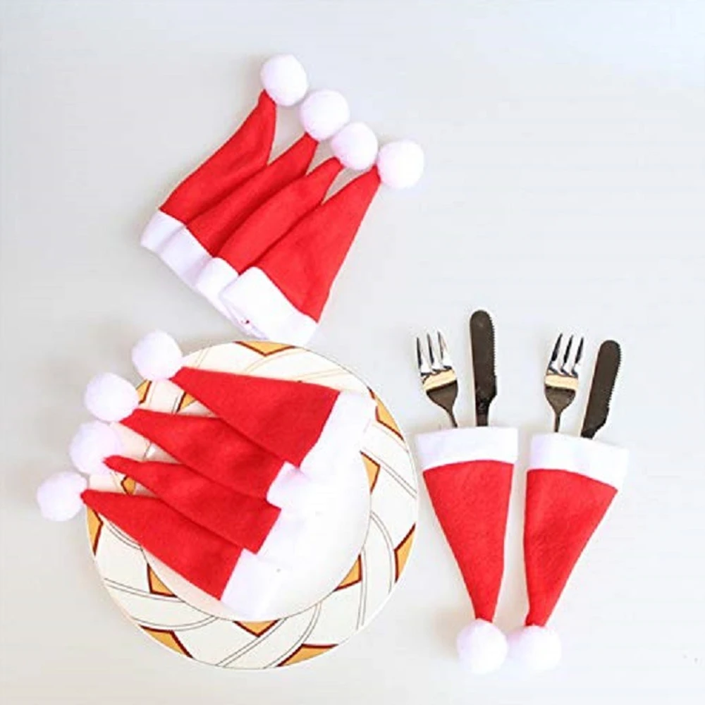10PC Tableware Holder Bag Christmas Hat Christmas 2021 Christmas Decorations Home Decoration Accessories Kitchen Tableware Holde
10PC Tableware Holder Bag Christmas Hat Christmas 2021 Christmas Decorations Home Decoration Accessories Kitchen Tableware Holde