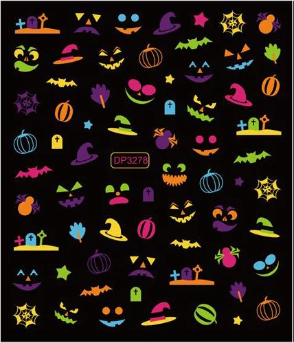 TXD 2021 Halloween Nail Sticker Skull Little Monster 3D Adhesive Fluorescent Halloween Nail Sticker Funny Nail Art
TXD 2021 Halloween Nail Sticker Skull Little Monster 3D Adhesive Fluorescent Halloween Nail Sticker Funny Nail Art
