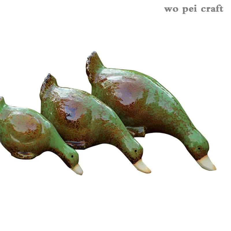3 Pcs/set Outdoor Decor Simulation Green Duck Garden Decoration Ceramics Animal Adornment Courtyard Landscape Crafts Home Decor
3 Pcs/set Outdoor Decor Simulation Green Duck Garden Decoration Ceramics Animal Adornment Courtyard Landscape Crafts Home Decor