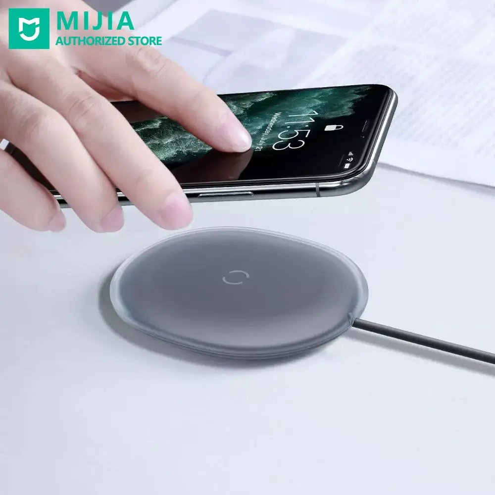 Xiaomi Mijia желе беспроводное быстрое зарядное устройство 15 Вт мобильный телефон