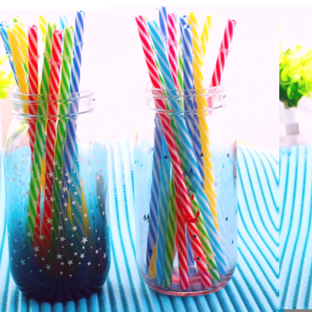 10 PC Colorful 19cm Straw Reusable Hard Plastic Stripe Decoration Straws Party Drinking F9L2
10 PC Colorful 19cm Straw Reusable Hard Plastic Stripe Decoration Straws Party Drinking F9L2