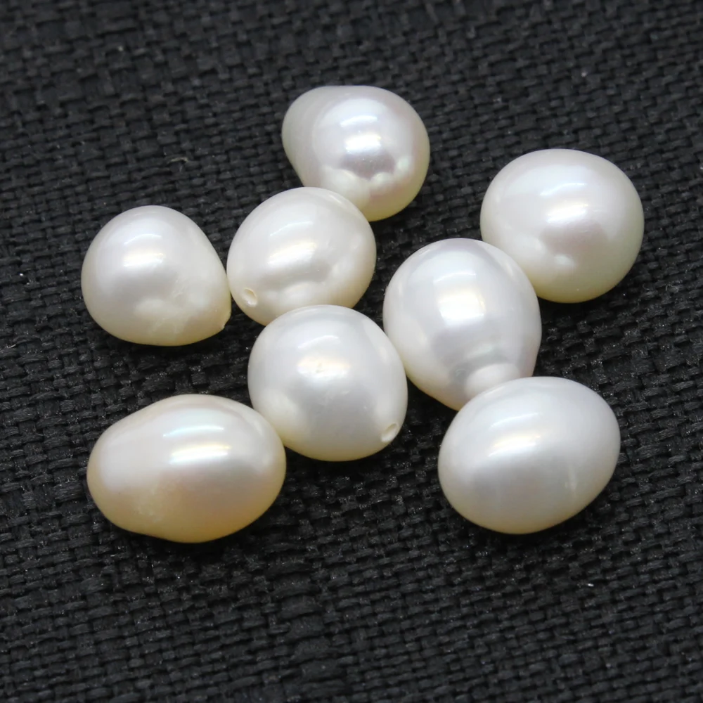 10pcs / bag Natural Freshwater Pearl Loose Beads 6-10mm Oval Center Hole Ladies Jewelry Making DIY Necklace Earrings Accessories
10pcs / bag Natural Freshwater Pearl Loose Beads 6-10mm Oval Center Hole Ladies Jewelry Making DIY Necklace Earrings Accessories
