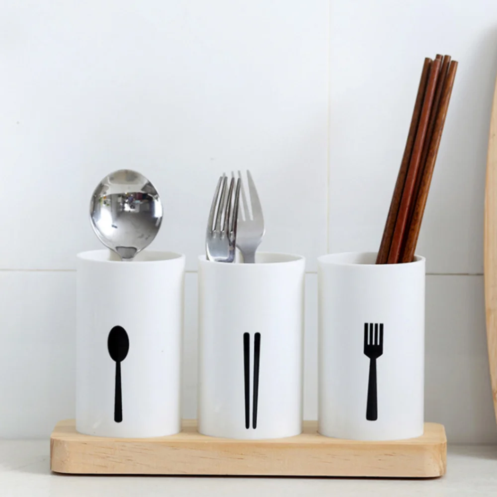 Flatware Organizer with Wood Base Cutlery Utensil Holder Spoons Forks Chopsticks Storage Rack for Kitchen Countertop
Flatware Organizer with Wood Base Cutlery Utensil Holder Spoons Forks Chopsticks Storage Rack for Kitchen Countertop