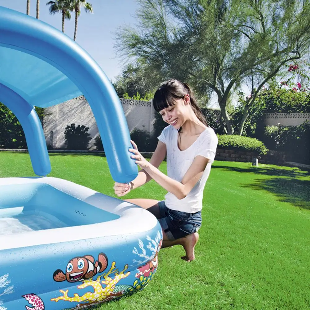 Baby Pool Float Cartoon Inflatable Boat Children Inflatable Swimming Pool With Sun Shade Paddling Pool For Kids Summer Pool Toys
Baby Pool Float Cartoon Inflatable Boat Children Inflatable Swimming Pool With Sun Shade Paddling Pool For Kids Summer Pool Toys