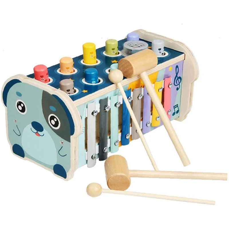 Hand Knock Piano Xylophone Wooden Kids Toy Animal Dog 8 Different Tones with Music Early Education Gift for Kids
Hand Knock Piano Xylophone Wooden Kids Toy Animal Dog 8 Different Tones with Music Early Education Gift for Kids