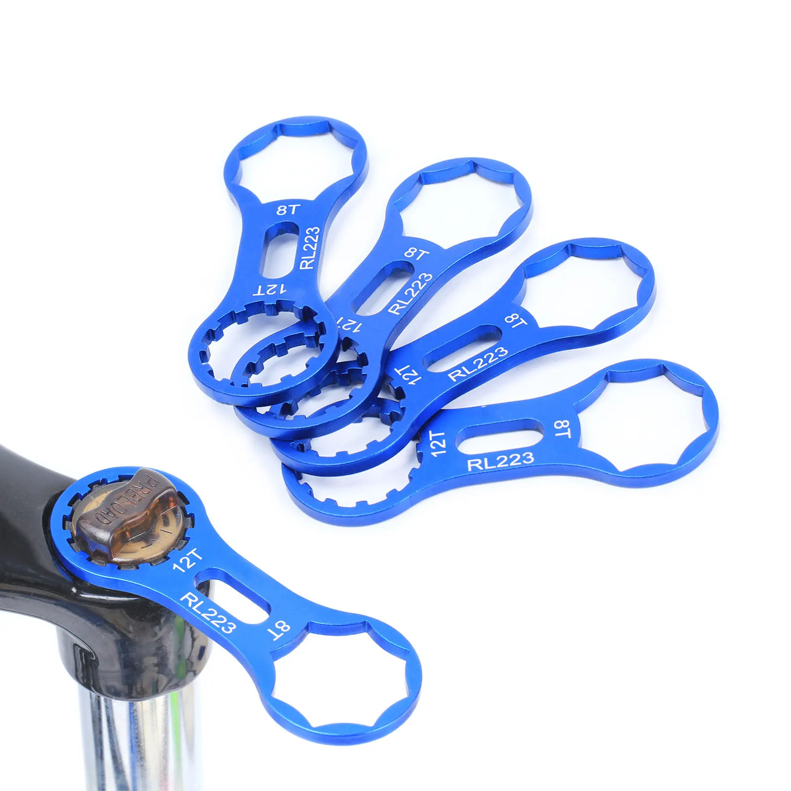 Bicycle Front Fork Cover Removal Tool Suspension Remover Installation Wrench Front Fork Shock Absorber Repair Tool Aluminum 
Bicycle Front Fork Cover Removal Tool Suspension Remover Installation Wrench Front Fork Shock Absorber Repair Tool Aluminum