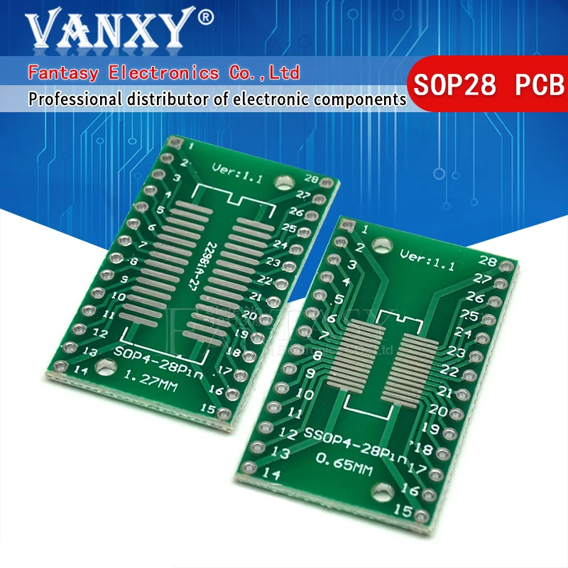 5 шт. переводная плата TSSOP28 SSOP28 SOP 28 SOP28 к DIP28|adapter board|adapter dipadapter pin |