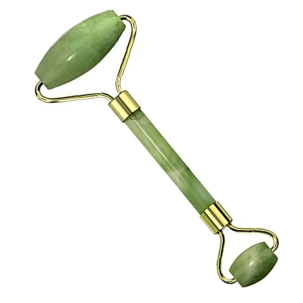 Jade Facial massager Roller Skin Care Tools Natural Gouache Scraper Body Back Beauty Slimming Double heads beauty device 
Jade Facial massager Roller Skin Care Tools Natural Gouache Scraper Body Back Beauty Slimming Double heads beauty device