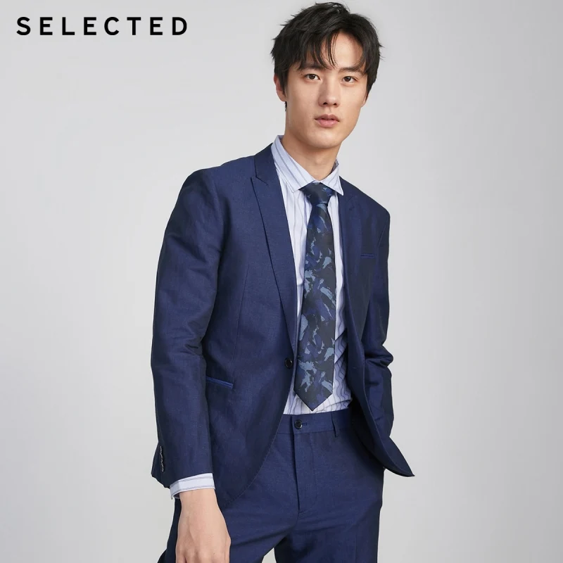 SELECTED New Cotton & Linen Blended Business Casual Men's Slim Blazer S|420272501
SELECTED New Cotton & Linen Blended Business Casual Men's Slim Blazer S|420272501