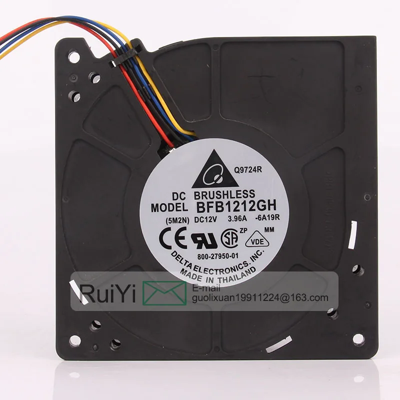 Delta Turbo-blower BFB1212GH 12032 12V 3.96A 120x120x32mm 12CM 12032 Cold Air Car Seat Violent Video Card Ventilador Cooling Fan
Delta Turbo-blower BFB1212GH 12032 12V 3.96A 120x120x32mm 12CM 12032 Cold Air Car Seat Violent Video Card Ventilador Cooling Fan