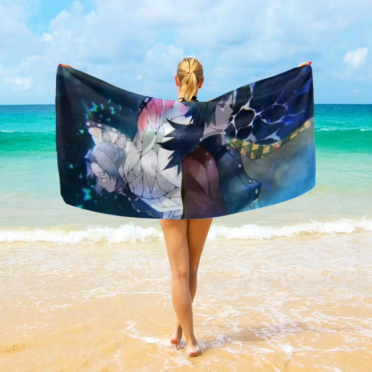 Japan Harajuku Cartoon Printed Beach Towel Outdoor Sports Fitness Quick-drying Bath Towel Swimming Surf Shawl 
Japan Harajuku Cartoon Printed Beach Towel Outdoor Sports Fitness Quick-drying Bath Towel Swimming Surf Shawl