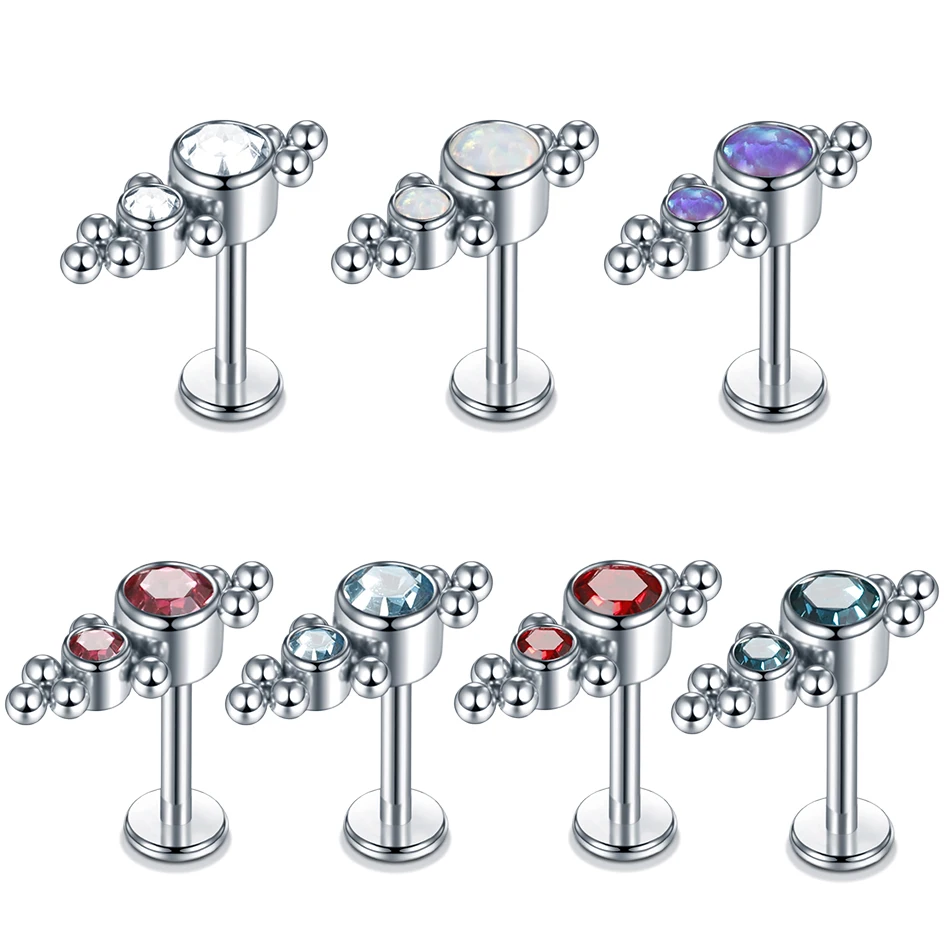 1Pc Stainless Steel Ear Stud Piercing Crystal Ball Screw Studs Helix Conch Rook Tragus Cartilage Earring Piercing Body Jewelry
1Pc Stainless Steel Ear Stud Piercing Crystal Ball Screw Studs Helix Conch Rook Tragus Cartilage Earring Piercing Body Jewelry